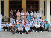 Kegiatan Siswa SDN 24 Banda Aceh di Universitas Syiah Kuala dalam Rangka Pekan Kesehatan Kampus